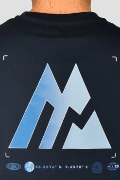 Radial T-Shirt - Midnight Blue 11 Radial T-Shirt - Midnight Blue -Cheap Unisex Activewear Store RADIAL TEE MIDNIGHT BLUE back detail