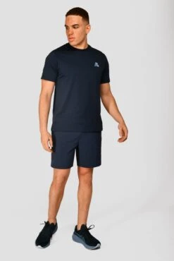 Radial T-Shirt - Midnight Blue 8 Radial T-Shirt - Midnight Blue -Cheap Unisex Activewear Store RADIAL TEE MIDNIGHT BLUE front