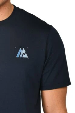 Radial T-Shirt - Midnight Blue 10 Radial T-Shirt - Midnight Blue -Cheap Unisex Activewear Store RADIAL TEE MIDNIGHT BLUE logo detail