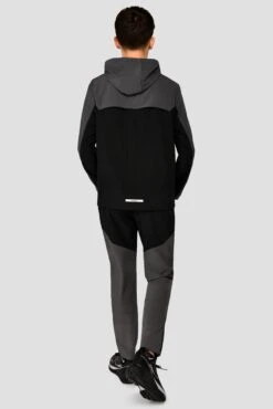 Junior Rush Running Pant - Jet Grey/Black -Cheap Unisex Activewear Store RUSH RUNNING PANT JET GREY BLACK Full back