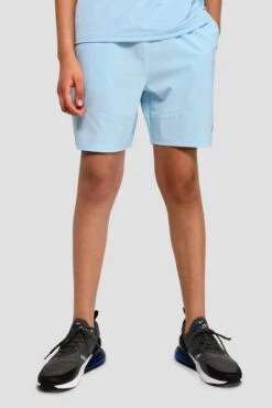 Junior Rush Running Short - Argentinian Blue -Cheap Unisex Activewear Store RUSH RUNNING SHORT ARGENTINIAN BLUE front