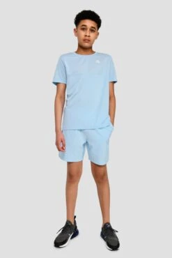 Junior Rush Running T-Shirt - Argentinian Blue -Cheap Unisex Activewear Store RUSH TEE ARGENTINIAN BLUE front