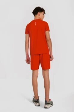 Junior Speed T-Shirt - Cardinal Red -Cheap Unisex Activewear Store SPEED TEE CARDINAL RED back