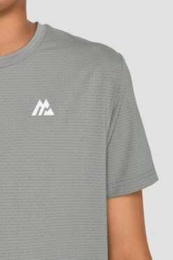 Junior Speed T-Shirt - Platinum Grey -Cheap Unisex Activewear Store SPEED TEE PLATINUM GREY logo