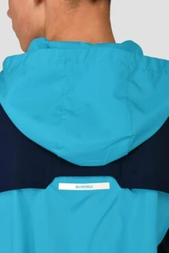 Junior Speed Windbreaker - Midnight Blue/Maya Blue -Cheap Unisex Activewear Store SPEED WINDBREAKER MIDNIGHT BLUE MAYA BLUE back detail