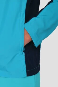 Junior Speed Windbreaker - Midnight Blue/Maya Blue -Cheap Unisex Activewear Store SPEED WINDBREAKER MIDNIGHT BLUE MAYA BLUE sleeve detail