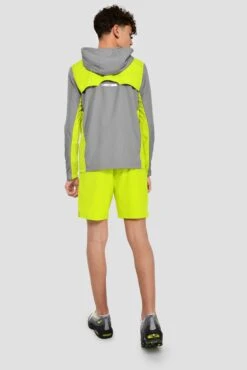 Junior Speed Windbreaker - Platinum Grey/Electric Lime -Cheap Unisex Activewear Store SPEEDWINDBREAKER PLATINUMGREY ELECTRICLIMEback