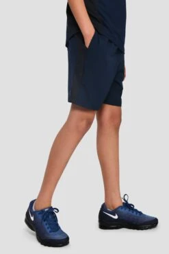 Junior Sprint Short - Midnight Blue/Space Blue 9 Junior Sprint Short - Midnight Blue/Space Blue -Cheap Unisex Activewear Store SPRINT SHORT MIDNIGHT BLUE SPACE BLUE side other