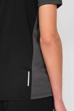 Junior Sprint T-Shirt - Black/Jet Grey 11 Junior Sprint T-Shirt - Black/Jet Grey -Cheap Unisex Activewear Store SPRINT TEE BLACK JET GREY back reflective