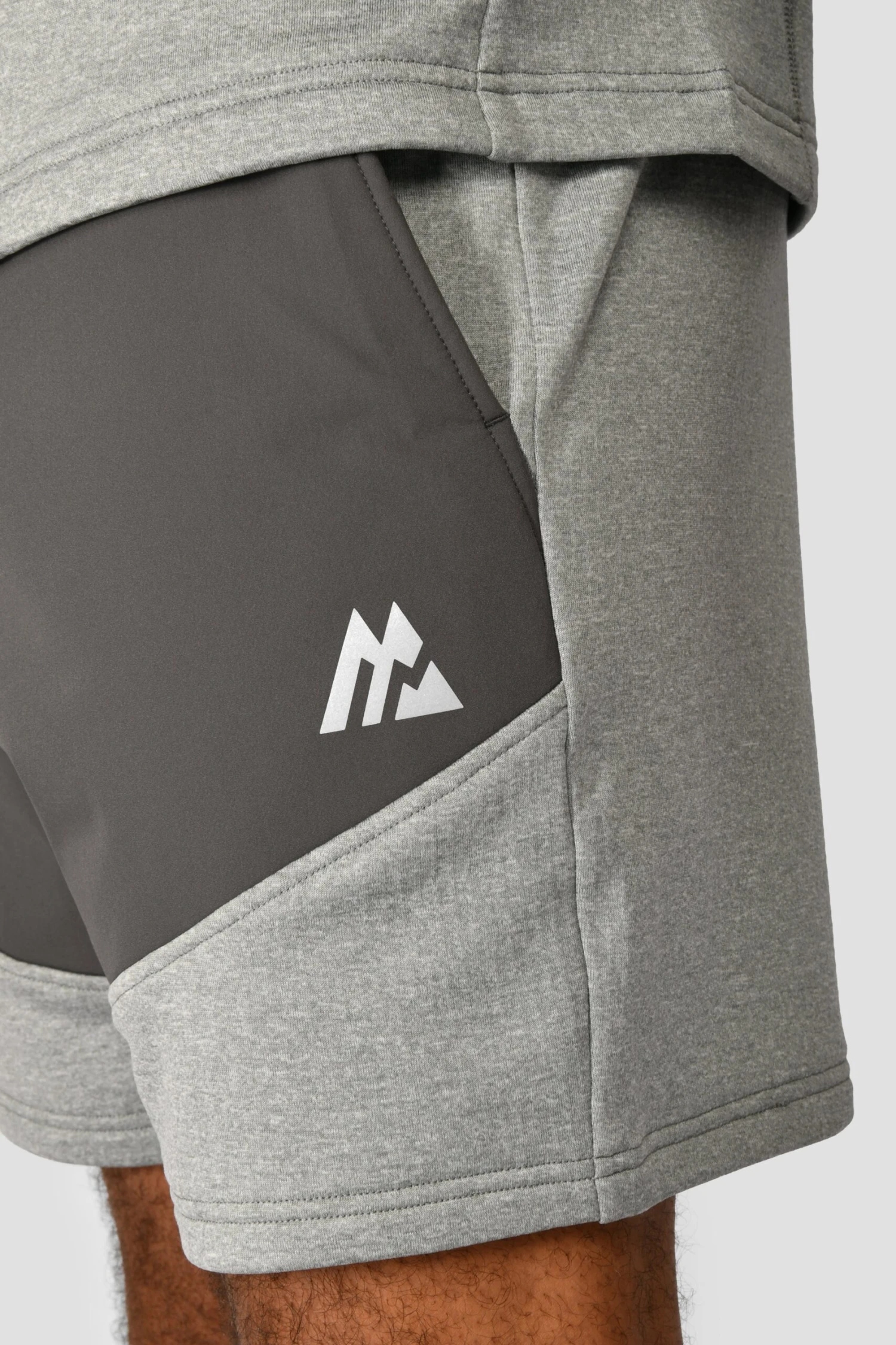 Summit Poly Short - Platinum Grey Marl/Cement Grey 7 Summit Poly Short - Platinum Grey Marl/Cement Grey - Image 7