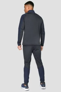 Summit Jogger - Navy Marl/Midnight Blue -Cheap Unisex Activewear Store SUMMITPOLYJOGGER NAVYMARL MIDNIGHTBLUE fullback