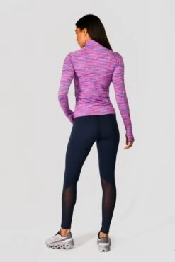 Women's Trail 2.0 1/4 Zip - Purple/Pink -Cheap Unisex Activewear Store TRAIL 2.0 1 4 ZIP THISTLE ROYAL PURPLE VIVID VIOLET NEON PINK FULLBACK