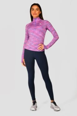Women's Trail 2.0 1/4 Zip - Purple/Pink -Cheap Unisex Activewear Store TRAIL 2.0 1 4 ZIP THISTLE ROYAL PURPLE VIVID VIOLET NEON PINK FULLFRONT