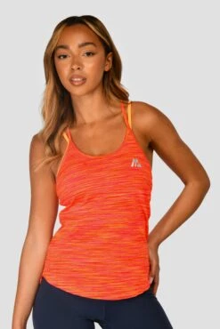 Trail 2.0 Strappy Vest - Neon Pink/Orange/Red Multi