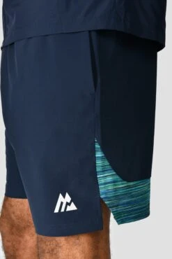 Trail Panel 2.0 Short - Navy/Turquoise -Cheap Unisex Activewear Store TRAIL PANEL 2.0 SHORT MIDNIGHT BLUE AERO BLUE DEEP SEA detail