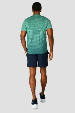 Trail Seamless T-Shirt - Mountain Meadow/Deep Sea -Cheap Unisex Activewear Store TRAIL SEAMLESS T SHIRT MOUNTAIN MEADOW DEEP SEA back