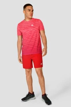 Trail Seamless T-Shirt - Hibiscus/Rouge 8 Trail Seamless T-Shirt - Hibiscus/Rouge -Cheap Unisex Activewear Store TRAIL SEAMLESS TEE HIBISCUS ROUGE front
