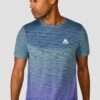 Trail Seamless T-Shirt - Green/Purple