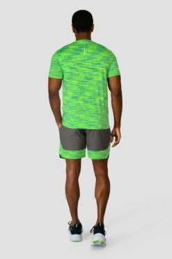 Trail 2.0 T-Shirt - OG Neon/Green -Cheap Unisex Activewear Store TRAIL TEE OG NEON PERSIAN GREEN NEON BLUE back