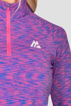 Women's Trail 2.0 1/4 Zip - Purple/Blue -Cheap Unisex Activewear Store TRAIL2.01 4ZIP PURPLE ELECTRICPURPLE NEONBLUE SHOCKINGPINK close