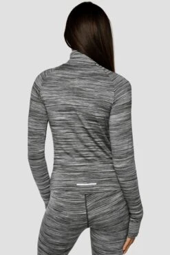 Cheap Unisex Activewear Store -Cheap Unisex Activewear Store Trail 1 4 Zip GREY BLACK WHITE Close Back