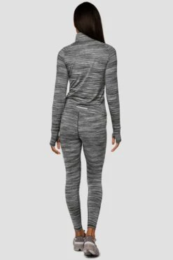 Trail 2.0 1/4 Zip - Black/Grey Multi -Cheap Unisex Activewear Store Trail 1 4 Zip GREY BLACK WHITE Full Back