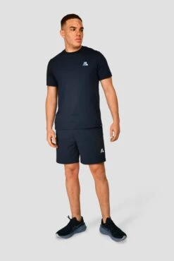 Ultra Woven Short - Midnight Blue/Space Blue -Cheap Unisex Activewear Store ULTRA WOVENSHORT MIDNIGHT BLUE SPACE BLUE full front
