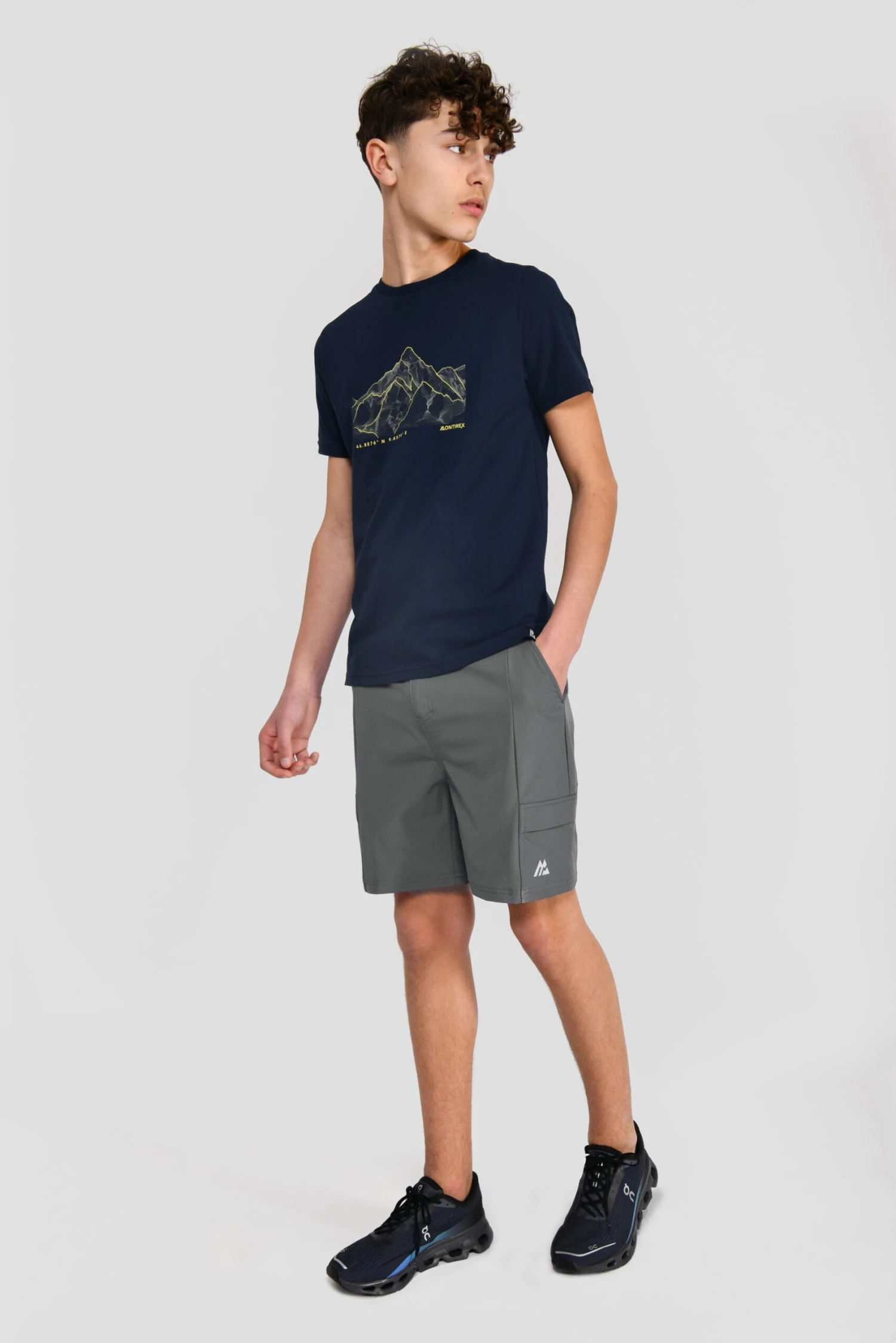 Junior Utility Cargo Short - Cement Grey 3 Junior Utility Cargo Short - Cement Grey - Image 3