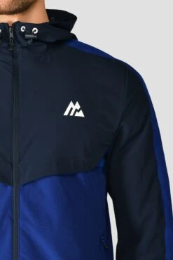 Vector Jacket - Midnight Blue/Marine Blue -Cheap Unisex Activewear Store VECTOR JACKET MIDNIGHT BLUE MARINE BLUE Close